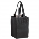Wine Tote - 4 Bottle Bag - Screen Print