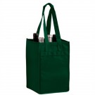 Wine Tote - 4 Bottle Bag - Screen Print