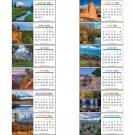 Scenic America Desk Tent Calendar