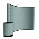 8' Curved ARISE Floor Display Kit (Fabric)