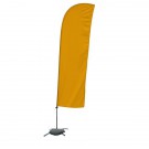 10.5' Solid-Color Blade Sail Sign, 1-Sided, Scissor Base