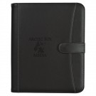 Pebble Grain Zippered Portfolio With Calculator