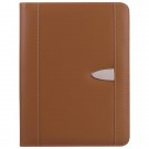 Eclipse Bonded Leather Zippered Portfolio With Calculator