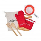 Deluxe Silicone & Bamboo Kitchen Set