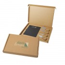 Slate Cheese Board Gift Box Set