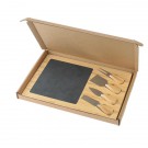 Slate Cheese Board Gift Box Set