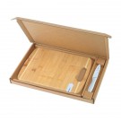 BAMBOO SHARPEN-IT™ CUTTING BOARD WITH KNIFE GIFT BOX SET