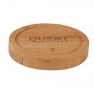 5-PIECE SWIVEL TOP BAMBOO CHEESE BOARD SET