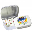 Domed Tin - Imprinted Square Mints