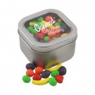 Large Tin with Window Lid and Runts