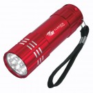 Aluminum LED Flashlight With Strap