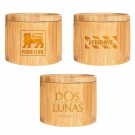 6 oz Round Salt Bamboo Box