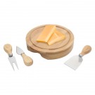 3-Piece Bamboo Cheese Server Kit