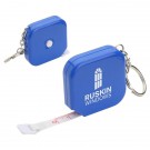 Square Tape Measure Key Chain