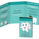 Awareness Tek Booklet w/Tooth shaped Dental Floss Keychain