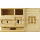 Bamboo Fast Wirelsss Charging Dock Station