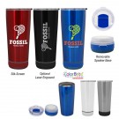 18 OZ. CADENCE STAINLESS STEEL TUMBLER WITH SPEAKER