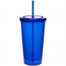 20 oz. Double Wall Acrylic Tumbler With Straw