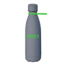 17 oz Matte Finish Stainless Steel Bottle w/ Silicone Strap