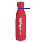 17 oz Matte Finish Stainless Steel Bottle w/ Silicone Strap