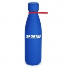 17 oz Matte Finish Stainless Steel Bottle w/ Silicone Strap