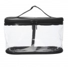 Clear PVC Cosmetic Travel Bag with Handle