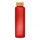 17 Oz. Belle Glass Bottle With Bamboo Lid