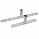 3' EuroFit Tabletop Straight Wall Hardware