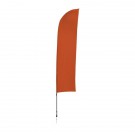 10.5' Solid-Color Blade Sail Sign, 1-Sided, Scissor Base