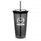 20 oz. Double Wall Acrylic Tumbler With Straw