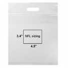 Crystal Clear Stadium Security Zip-Tight Die Cut - Flexo Ink