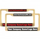 Zinc Die Cast Metal License Plate Frames  (Domestic)