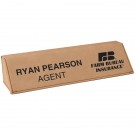 Leatherette Executive Nameplate