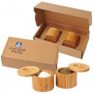 Bamboo Slide-Lid Container Gift Box Set