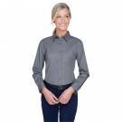 UltraClub Women's Whisper Twill Dress Shirt